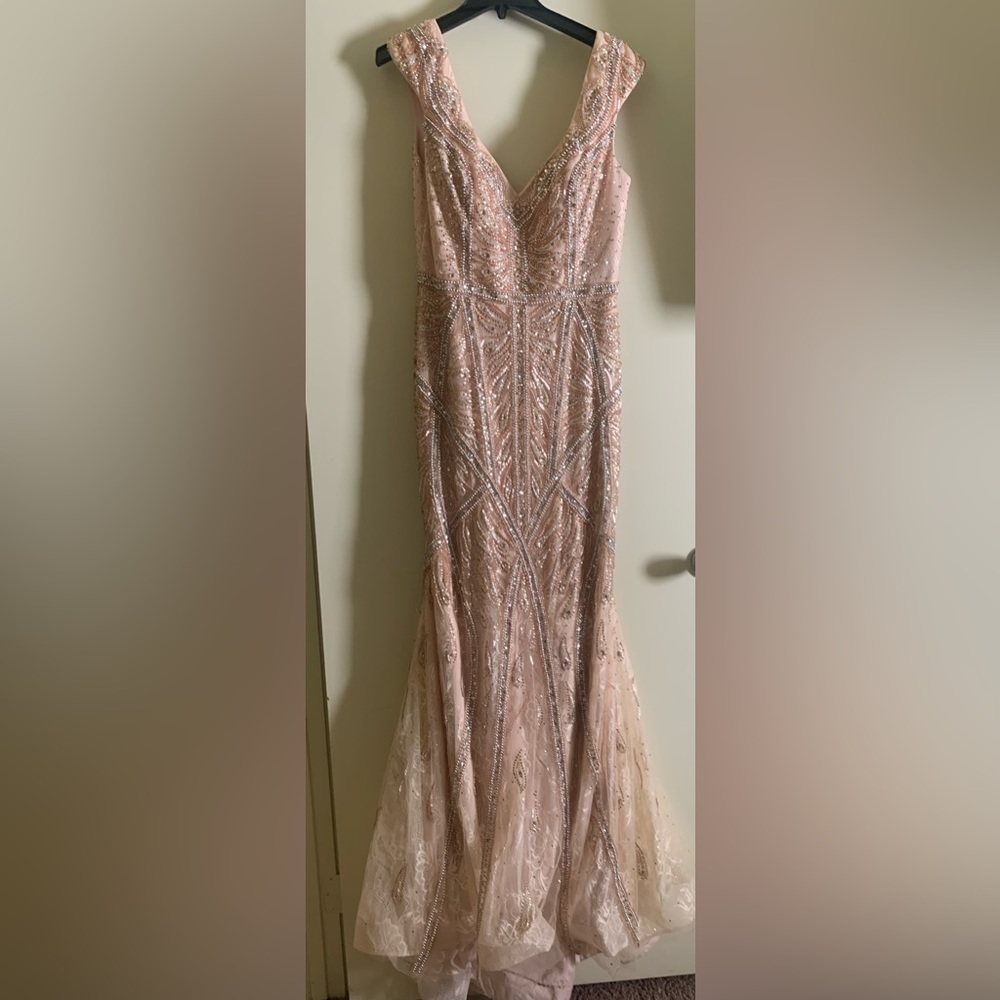 Lara Design Champagne Formal Dress